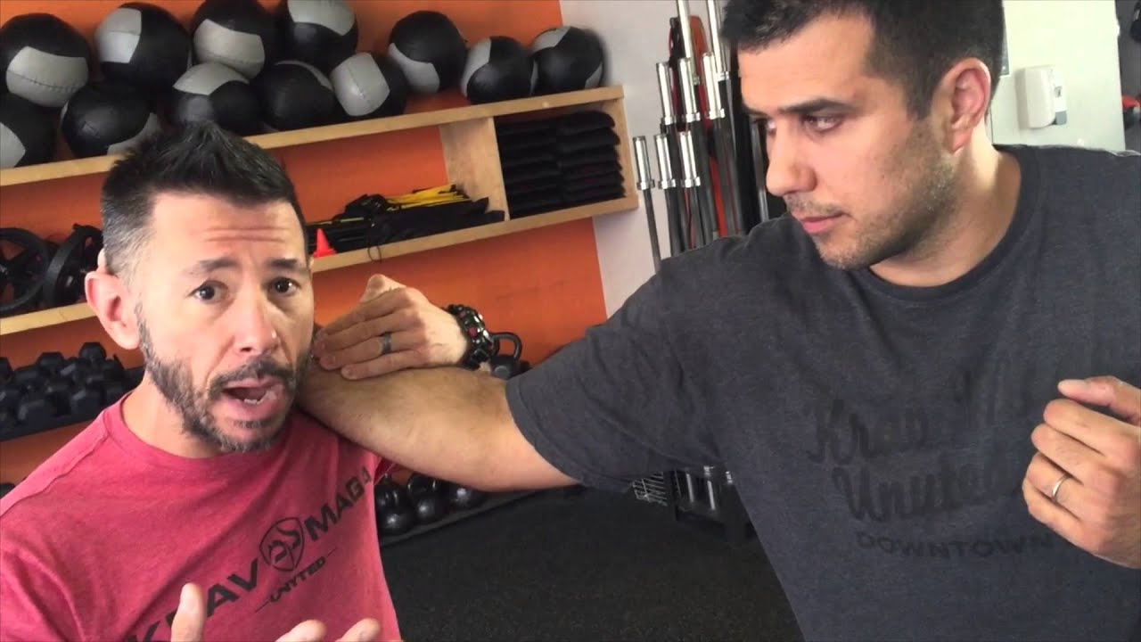 Krav Maga Unyted Greenbelt (defense against muy thai clinch)