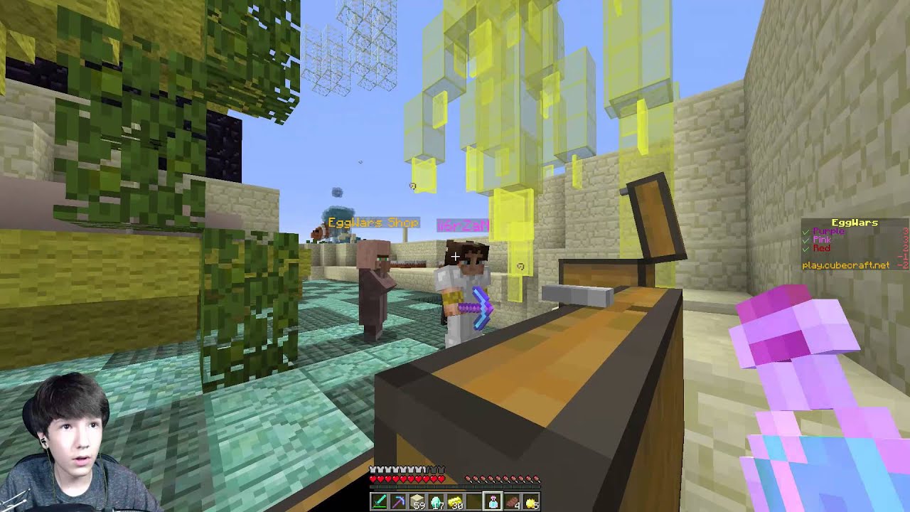 MineCraft Egg Wars | حرب البيض #3 | اطول قيم فالحياة