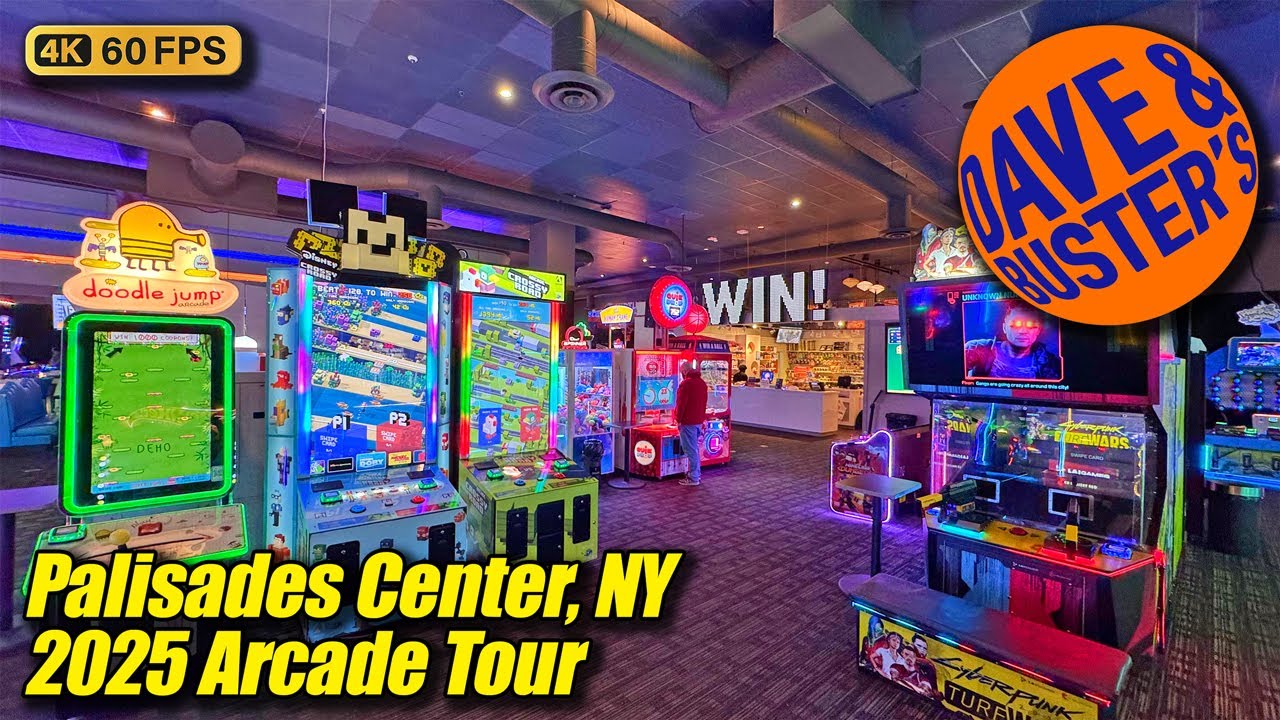Dave & Buster's (Palisades Center, West Nyack NY) November 2025 arcade tour, new 4K full walkthrough