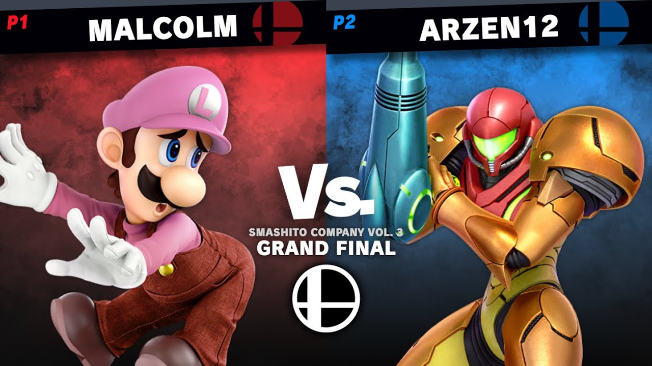 Malcolm (Luigi) vs Arzen12 (Samus/Pyra & Mythra) | Grand Final | Smashito Company Vol.3