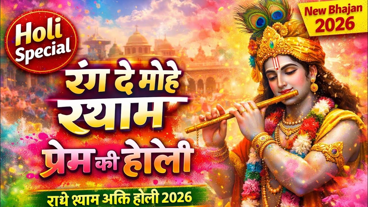रंग दे मोहे श्याम | प्रेम की होली | राधे श्याम भक्ति होली गीत 2026 | Krishna Holi Bhajan