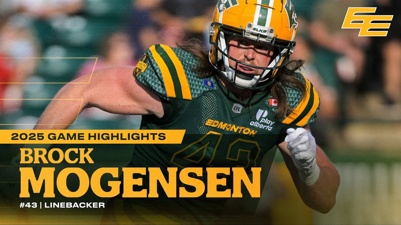 LB Brock Mogensen 2025 CFL Highlights | Edmonton Elks