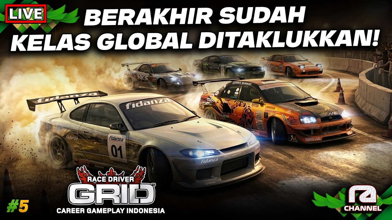 TAMAT! LEVEL TERTINGGI KELAS DUNIA BERHASIL KITA TAKLUKKAN!🔥- Race Driver GRID Live 5 (PC) Indonesia