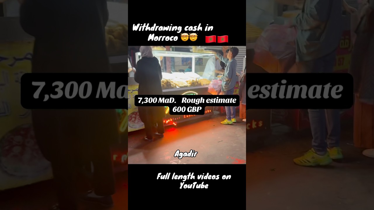Withdrawing cash in Agadir, Morocco? ATM tips,🇲🇦 