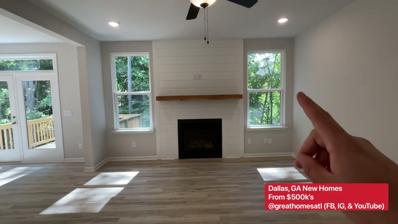 Mark’s Tours: Brand New Homes, Dallas, GA. Lots Of Basement Homes Now Available From $500K’s