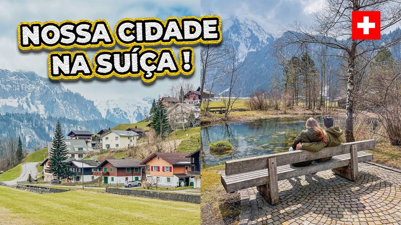 TOUR PELA NOSSA CIDADE NA SUÍÇA 🇨🇭