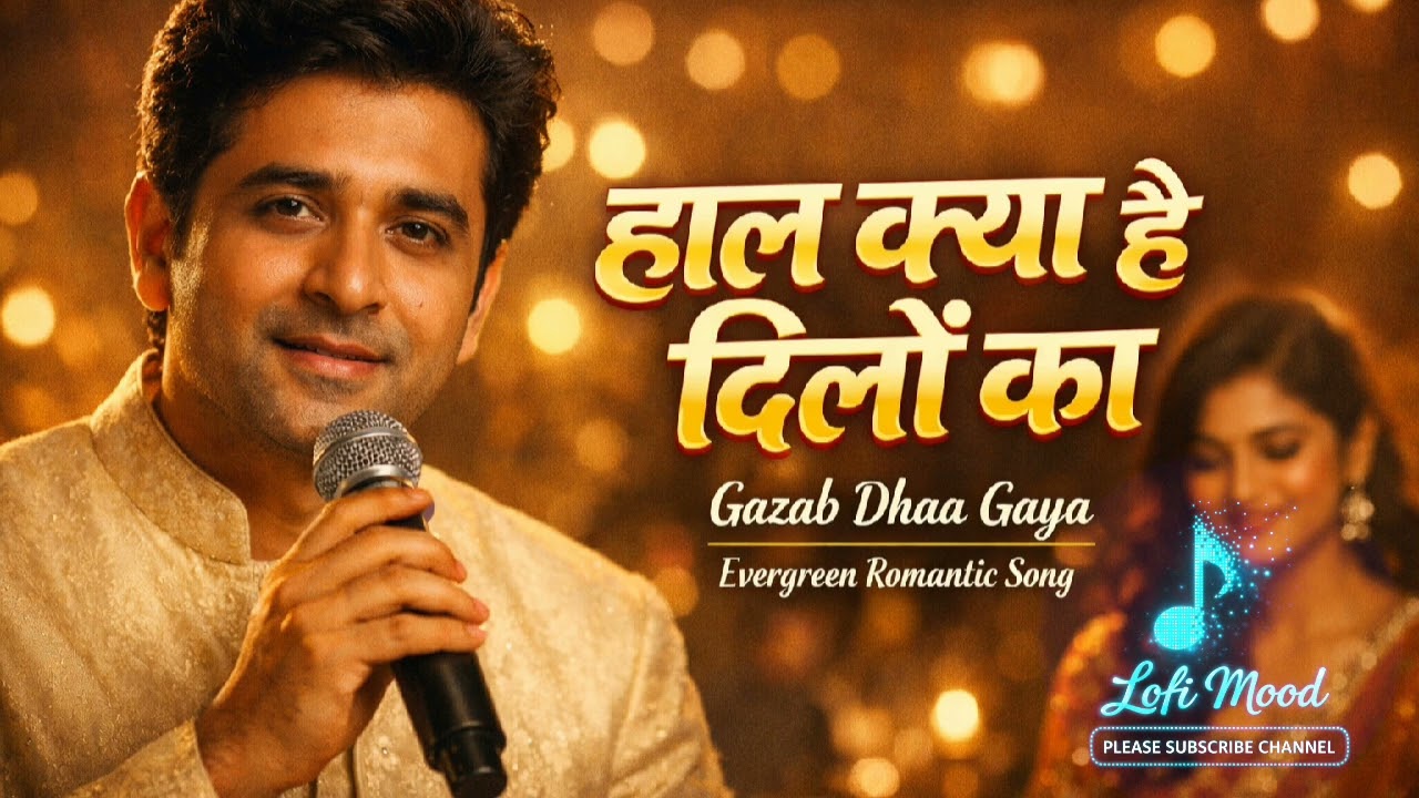 Haal Kya Hai Dilon Ka ❤️ | Gazab Dhaa Gaya ✨ | Evergreen Romantic Song 🎶 | Classic Love Vibes 💫