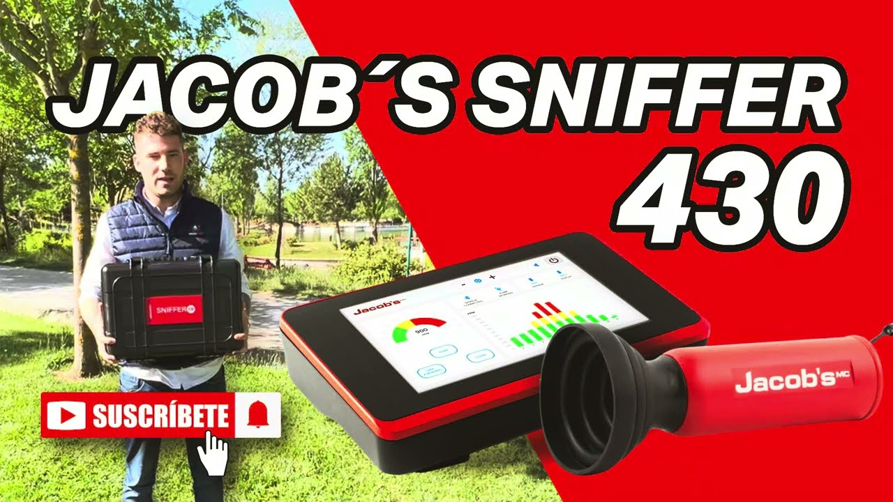 Detector de fugas mediante gas trazador Jacobs Sniffer 430 - TecnoLoc by MasQueFugas