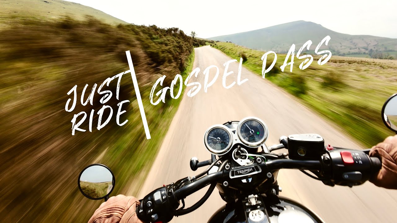 Gospel Pass \\ Triumph T120 Black 1200 RIDE POV [4K]