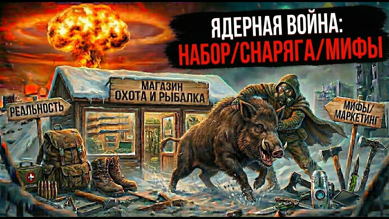 ЯДЕРНАЯ ВОЙНА: какая снаряга реально спасает, а что — развод