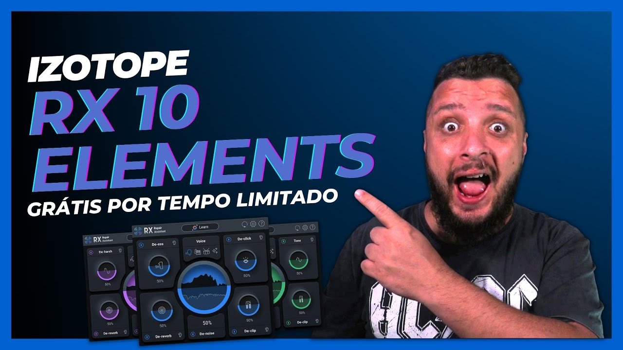 🚨Izotope RX 10 Elements GRÁTIS POR TEMPO LIMITADO