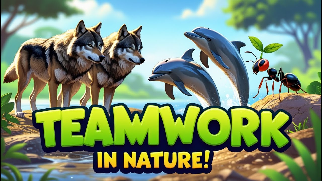 Animals That Work Together! 🐜🐺🐬