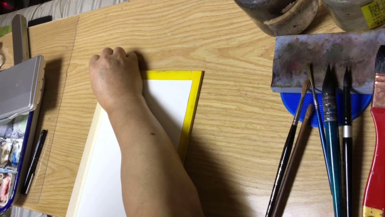 stretching paper quicker and easier, no wait no gum tape need.