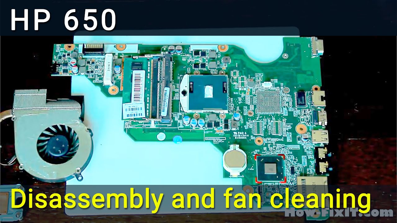 HP 650 Disassembly & Fan Cleaning | Step-by-step DIY Tutorial