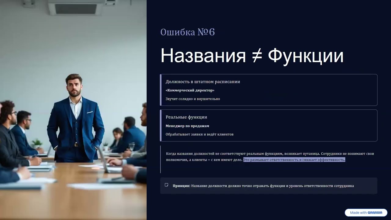 Организационная структура: ключ к делегированию, росту и снижению нагрузки собственника