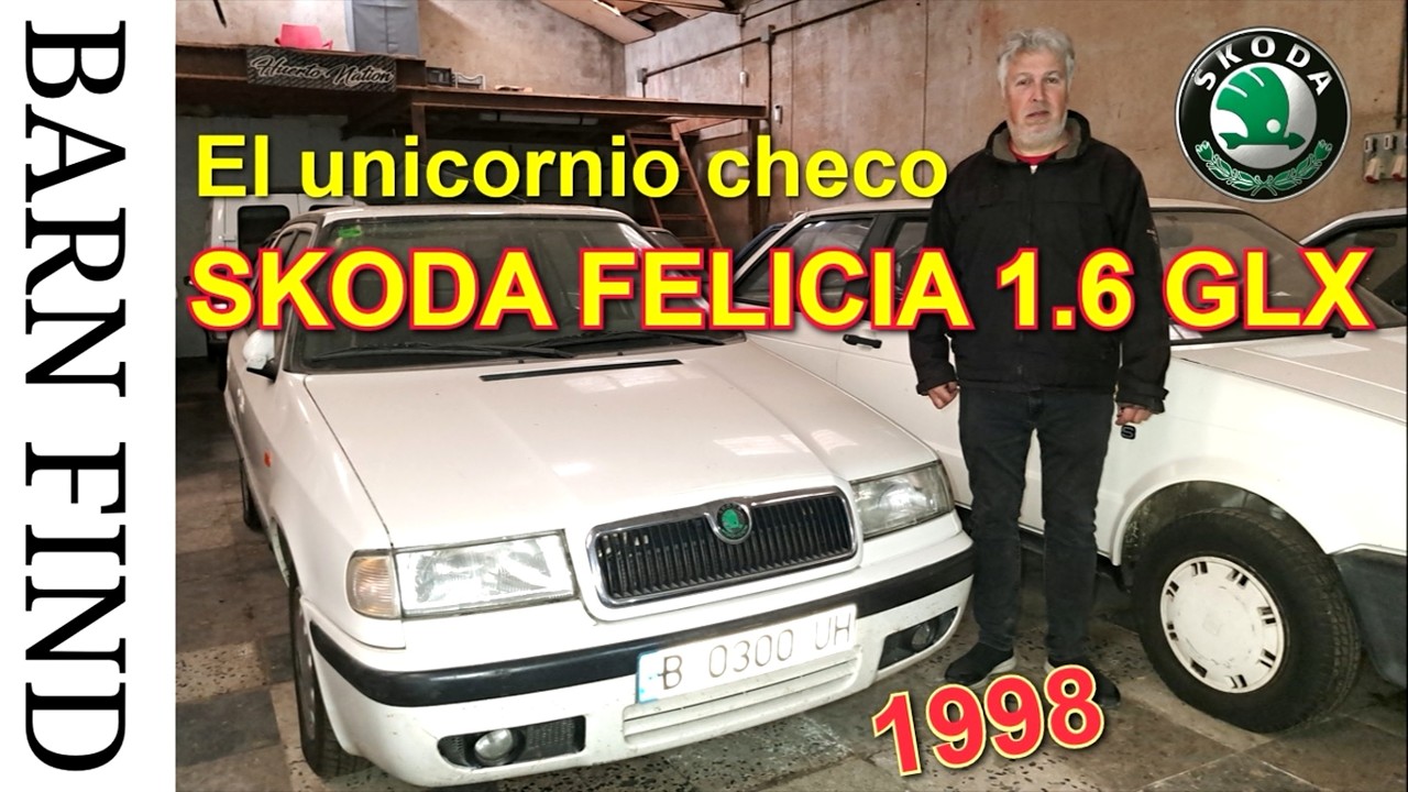 ⛽Skoda Felicia 1.6 GLX en el barn find de Raúl Villaronga. El auto checo desconocido. #skoda