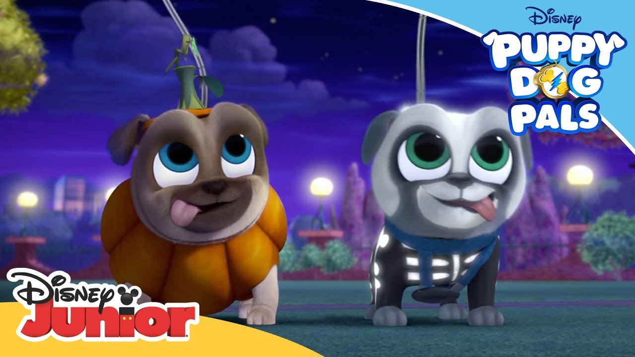 Haunted Halloween 🎃 | Puppy Dog Pals 🐶 | Disney Junior Arabia