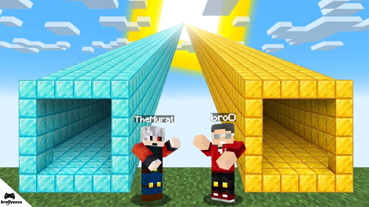 MİNECRAFT FARKLI UÇAN TÜNELDEN KAÇIŞ