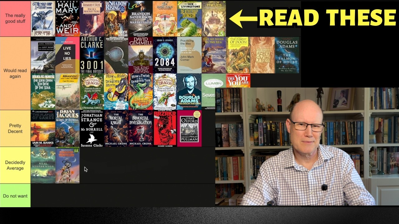 Tier Ranking Every Book I Read in 2025 & Describing what the Titles Mean in One Sentence