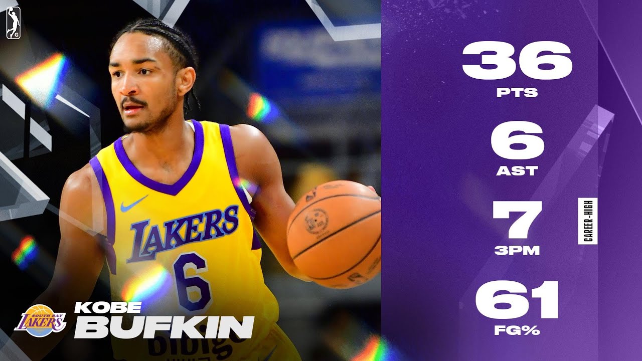 Kobe Bufkin Scored 36 PTS & CAREER-HIGH 7 3PM For Lakers!