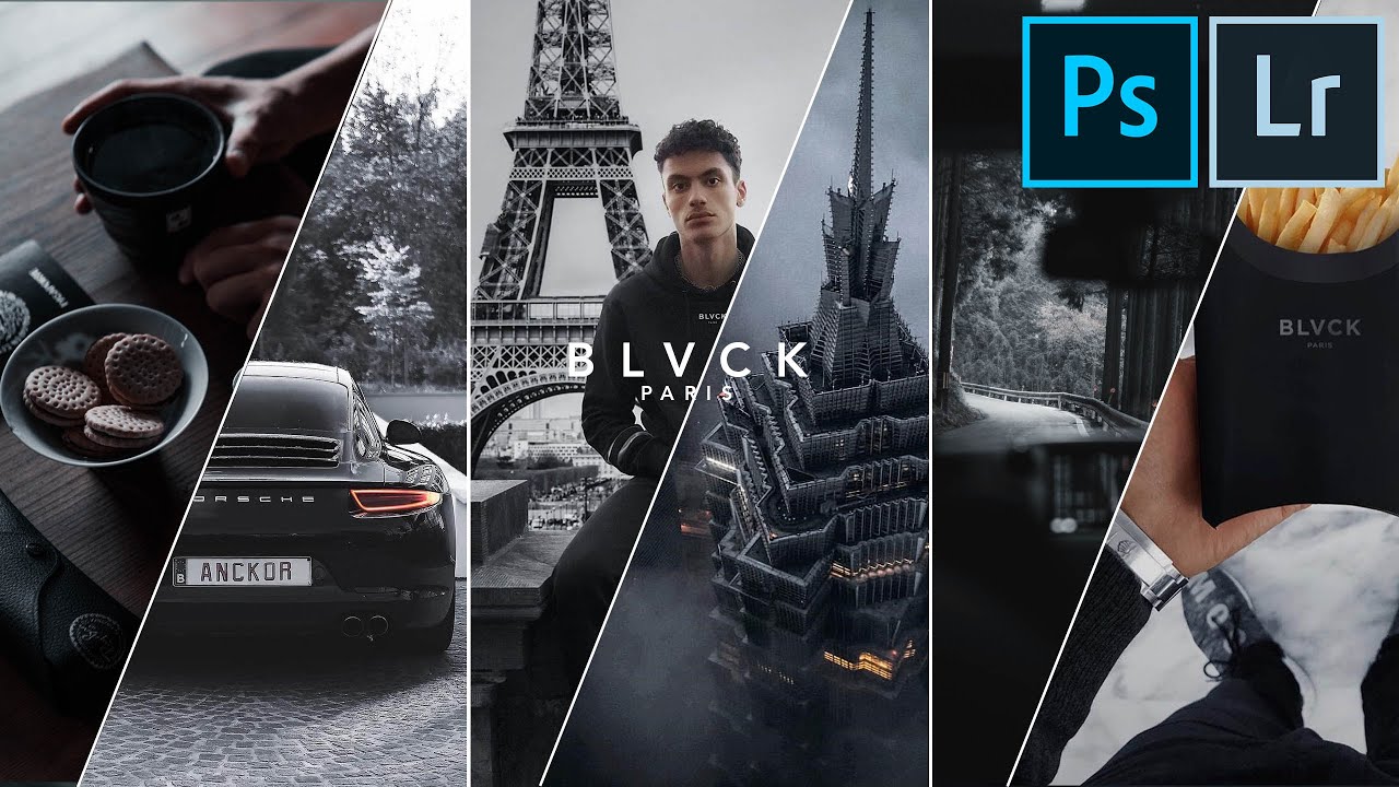 Cómo editar como BLVCK PARIS | Adobe Lightroom/Photoshop CC Tutorial