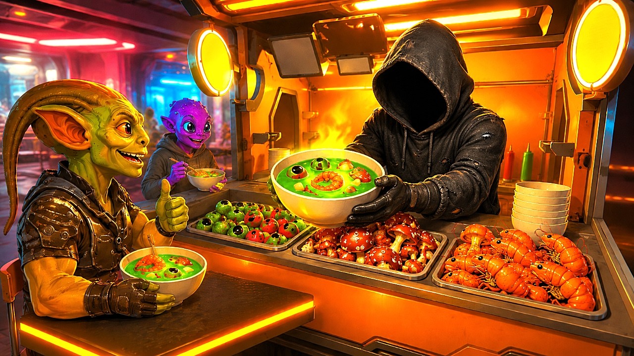 I Opened A Disgusting Food Stand For Aliens...