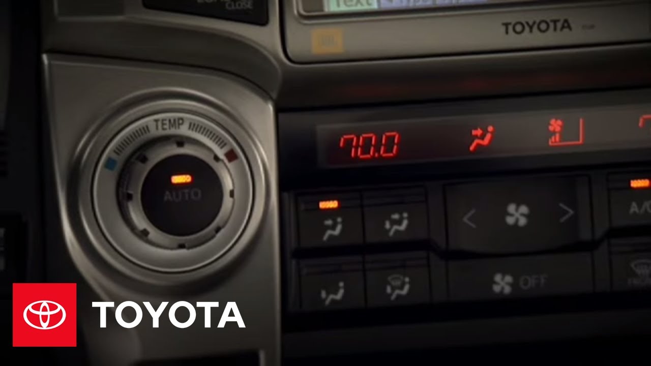 2010 4Runner How-To: Climate Control System (Automatic) | Toyota