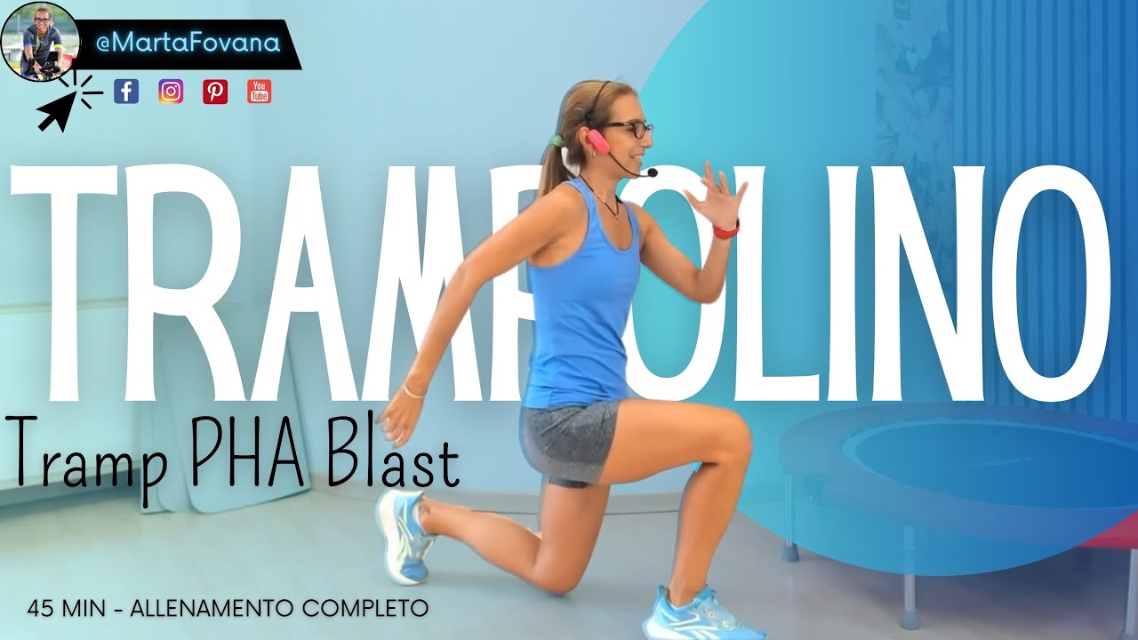 45 Min Tramp PHA Blast | Total-Body Workout Trampolino + Esercizi a corpo libero 🔥🔥