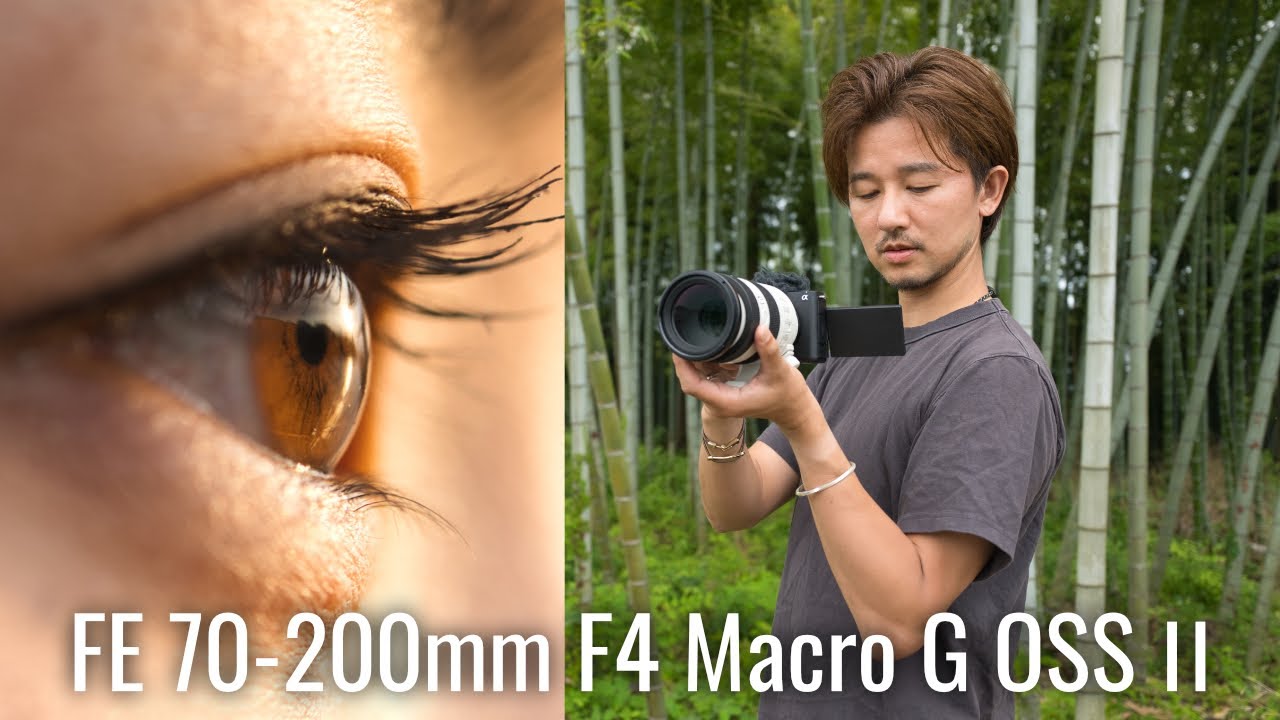 【FE 70-200mm F4 Macro G OSS Ⅱ】ソニー最新の望遠ズームレンズを先行レビュー！軽くてマクロ撮影もできるので動画でも使いやすい！SEL70200G2