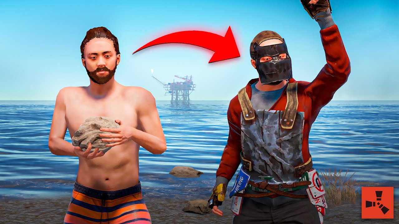 DE ROCA A RAIDEAR EL PRIMER DÍA DE WIPE - Rust