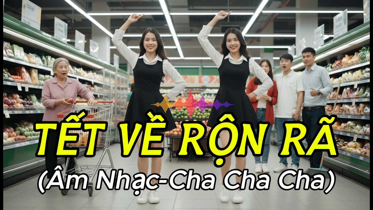 TẾT VỀ RỘN RÃ - CHA CHA CHA_1 bài #chachacha #nhachaymoingay của #Boong-music.