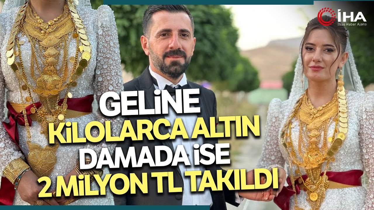 Aşiret Düğünü Yine Bildiğimiz Gibi: Kilolarca Altın Takıldı
