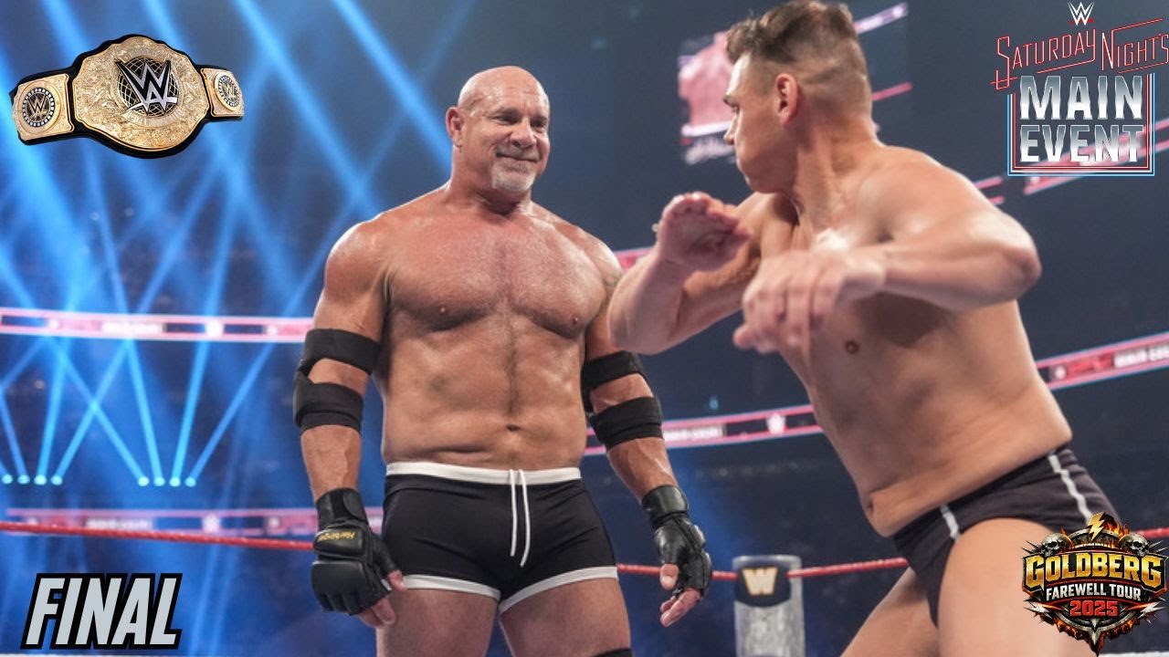WWE2K25: GOLDBERG FAREWELL TOUR: (SNME) GOLDBERG VS GUNTHER - WORLD HEAVYWEGHT CHAMPIONSHIP