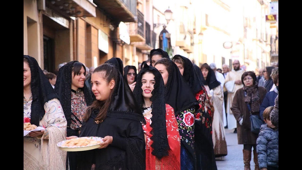 Procesión San Antón y Mochiganga Mas de las Matas