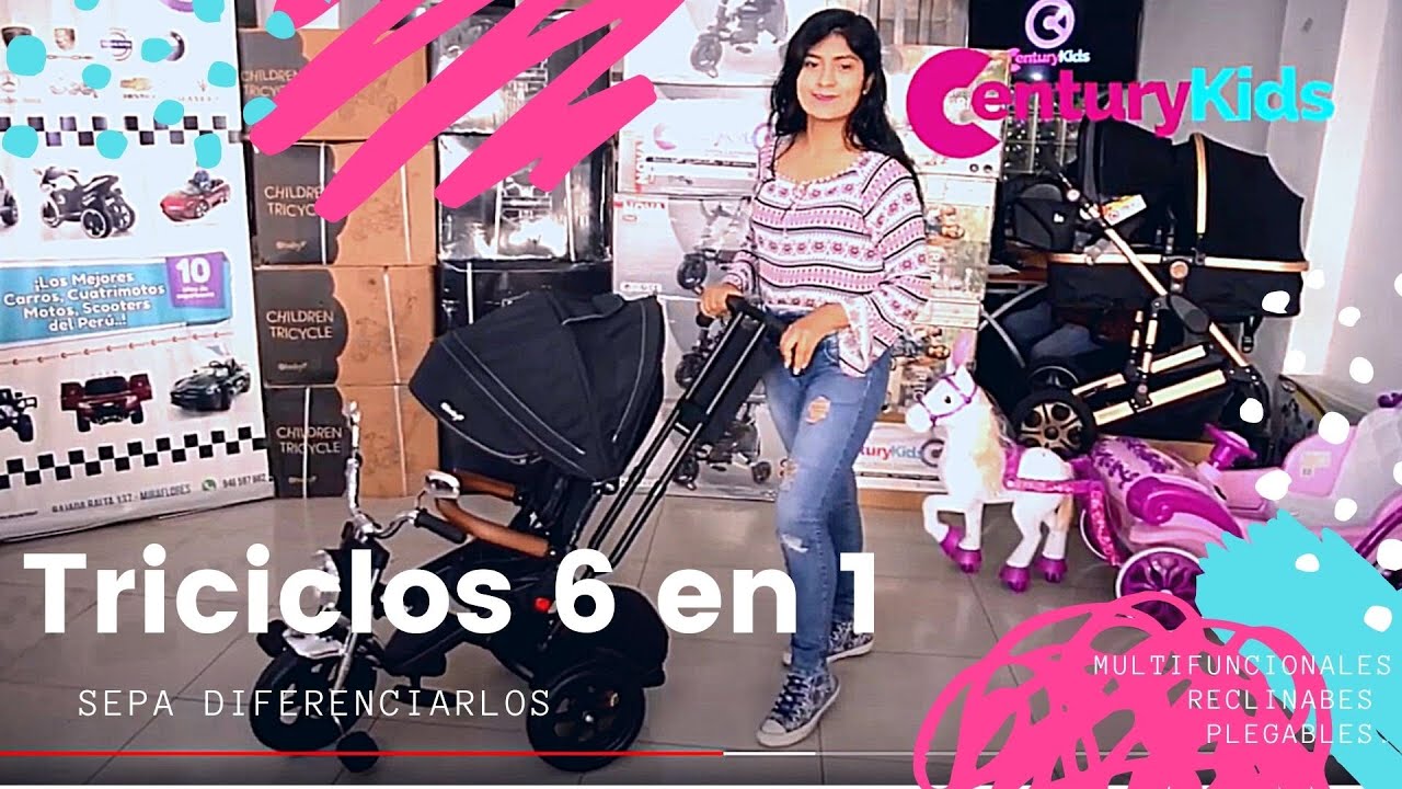 Triciclos 6 en 1 - Plegables vs Confortables