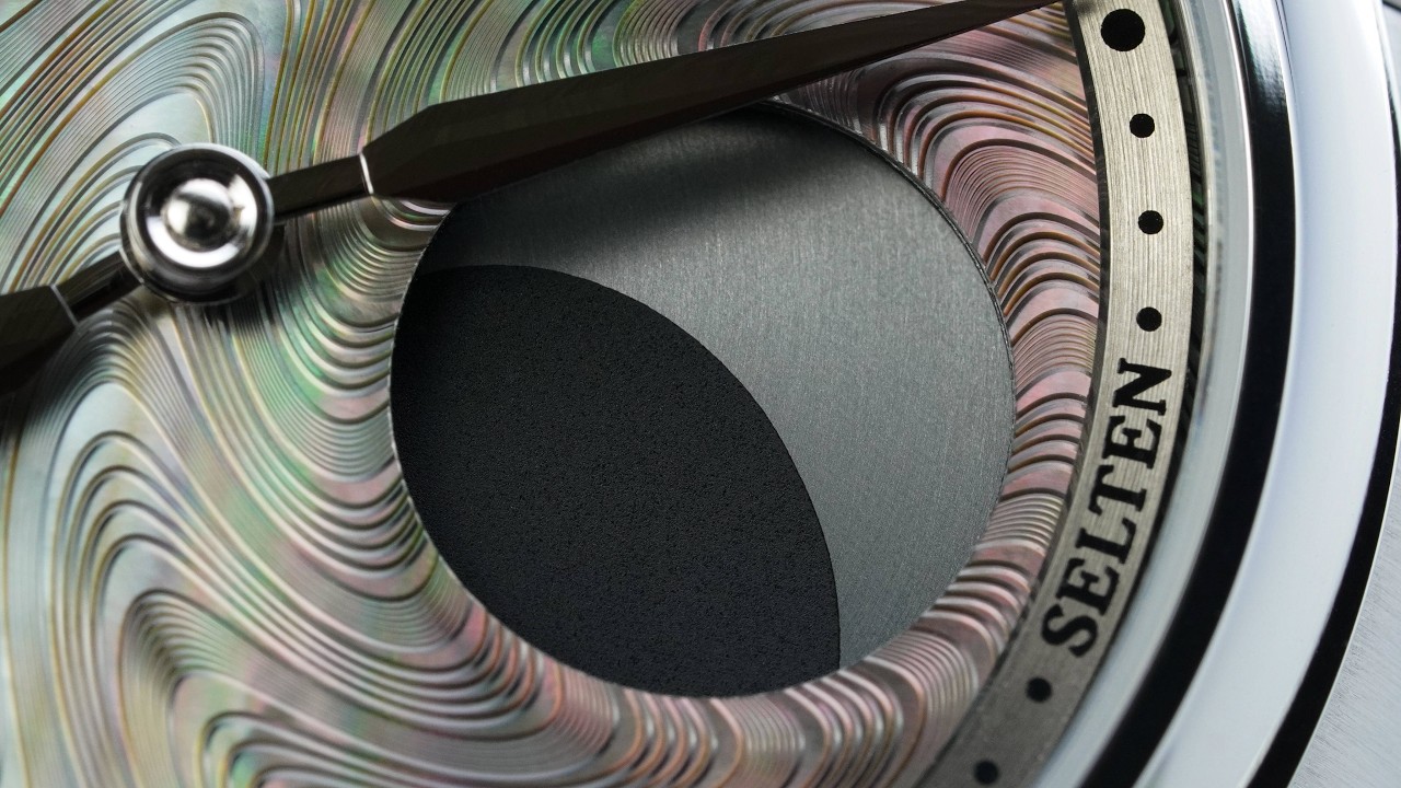 I've never seen a dial like this before - Guilloché Mother of Pearl - Selten M1 Moonphase