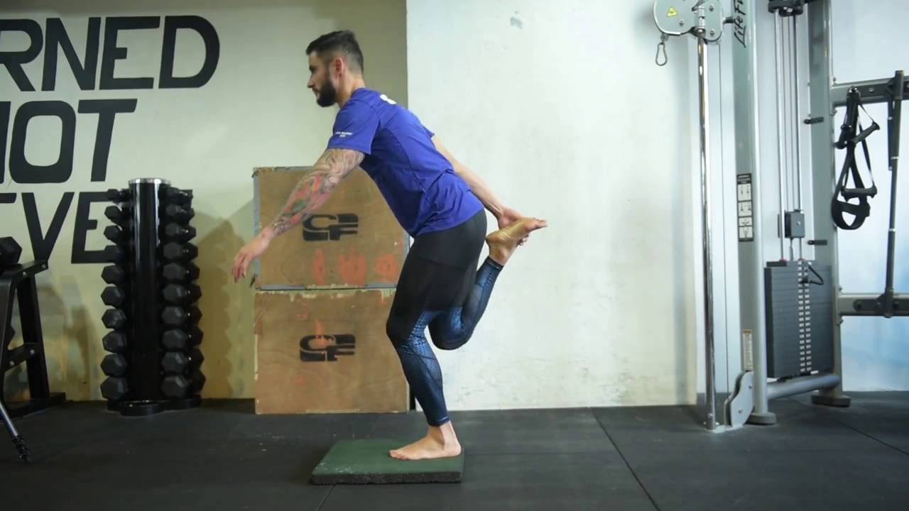 Shrimp squat progressions