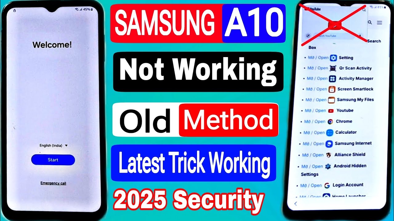 Samsung A10 FRP Bypass 2025 | No PC & Tool | Google Account Remove Easy Method | Samsung Frp Bypass