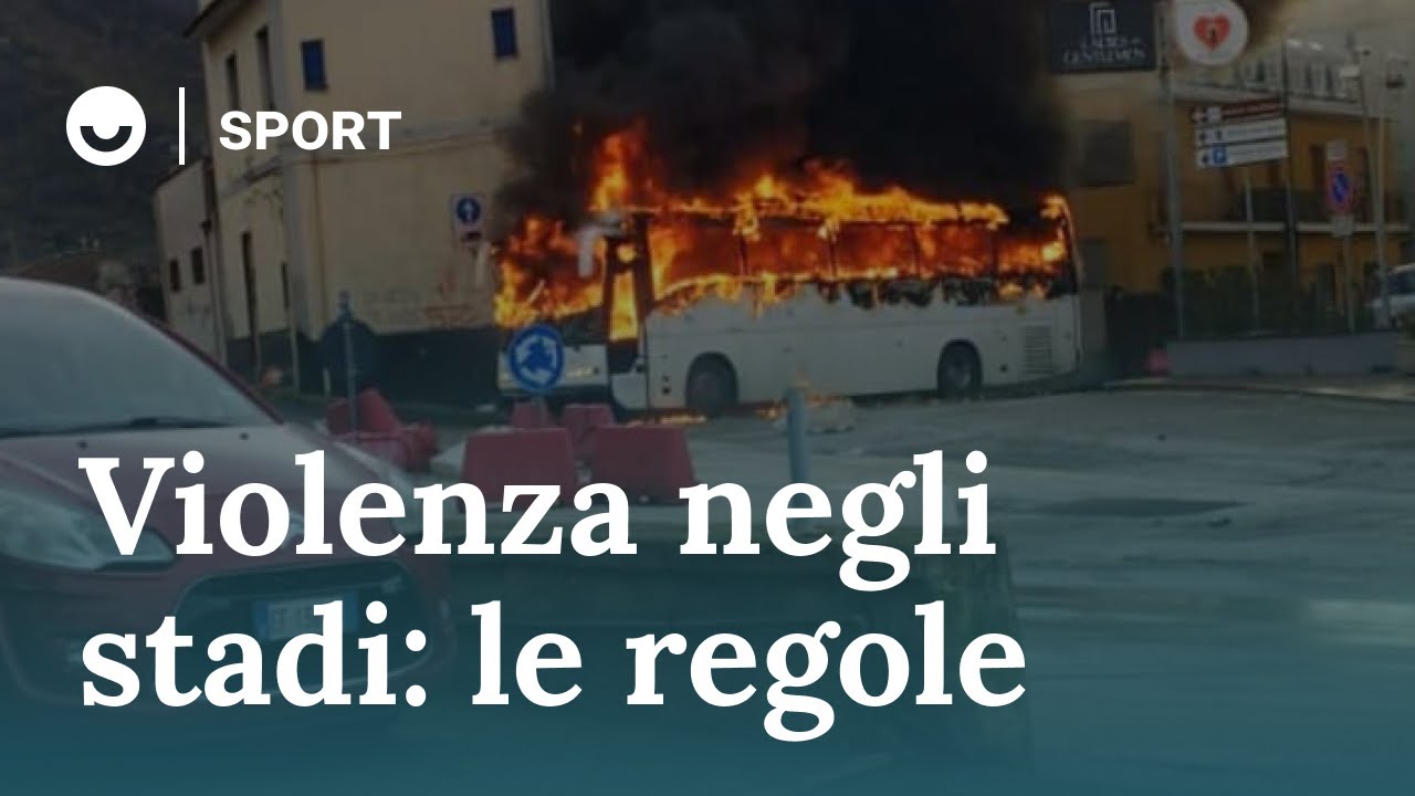 Violenza tra tifosi, fuori e dentro gli stadi: le regole