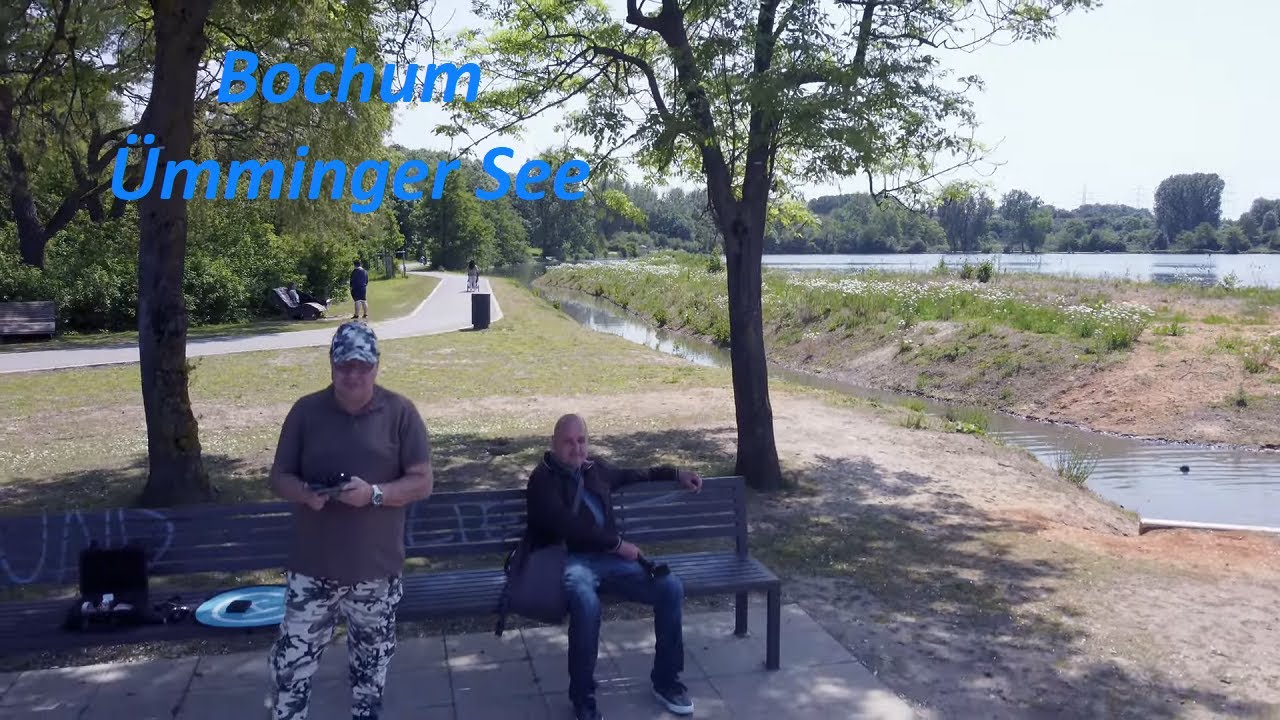 Das Ruhrgebiet von oben : Die Ruhrgebietsdrohne fliegt wieder! Bochum Ümminger See.