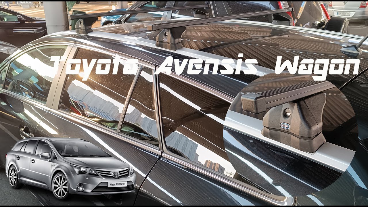 Roof rack Toyota Avensis Wagon/Cross Sport fixpoint Crossbars Installation