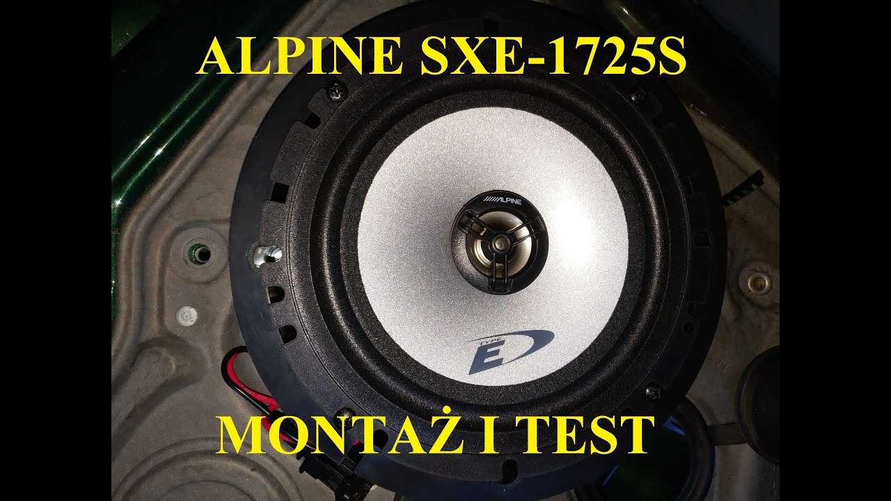 Montuję i testuję głośniki ALPINE SXE-1725S w moim VW Bora!