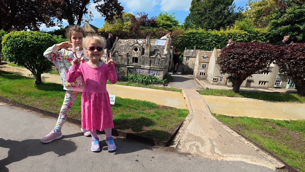 Emily & Maya visiting The Model Village 