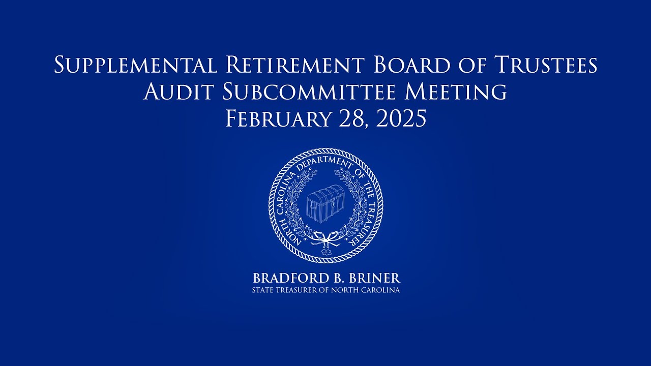 Supplemental Retirement Board of Trustees Audit Subcommittee Meeting: February 2, 2025