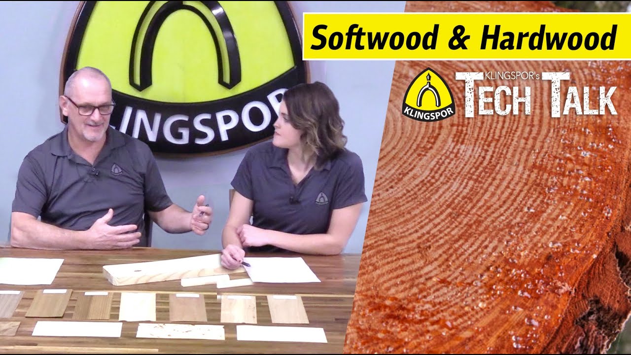 What's the difference between softwoods and hardwoods?