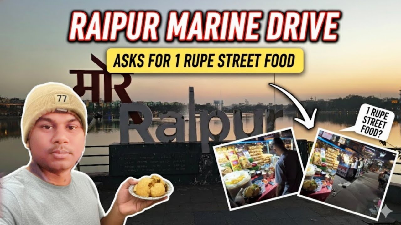 Raipur marin driver street food experiment – 1 rupee challenge 🪙 || out of the box || 🌍 street food