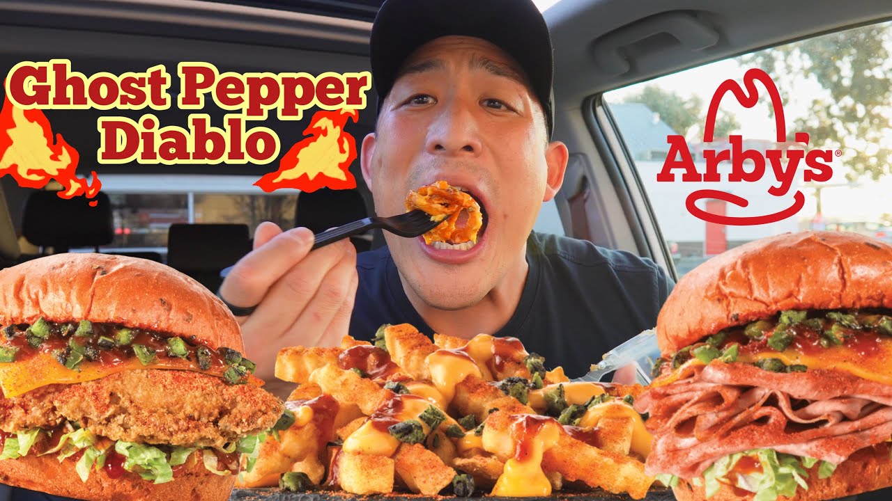 GHOST PEPPER DIABLO — Пробуем пункты меню Arby's Diablo