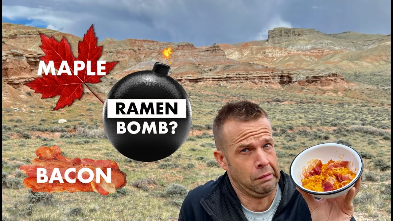 Maple Bacon Ramen Bomb ? | Hiking | Camping | Backpacking Recipes | Meals
