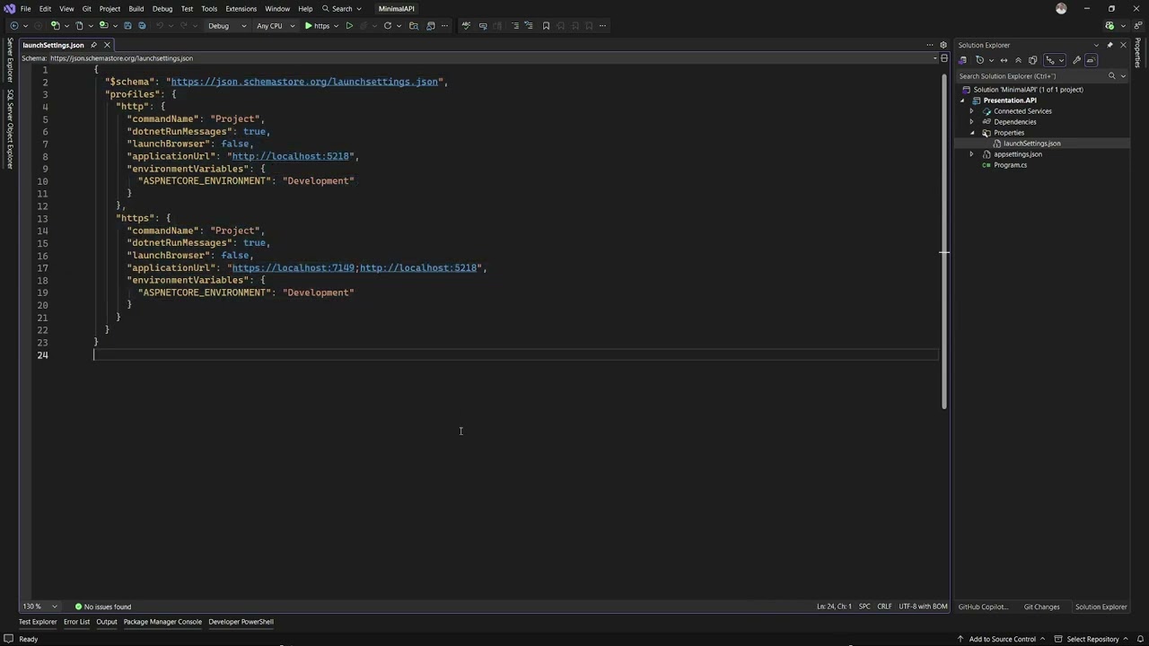 Skapa ett minimalistiskt Backend-API för effektiv kommunikation (ASP.NET Core Minimal Web Api)