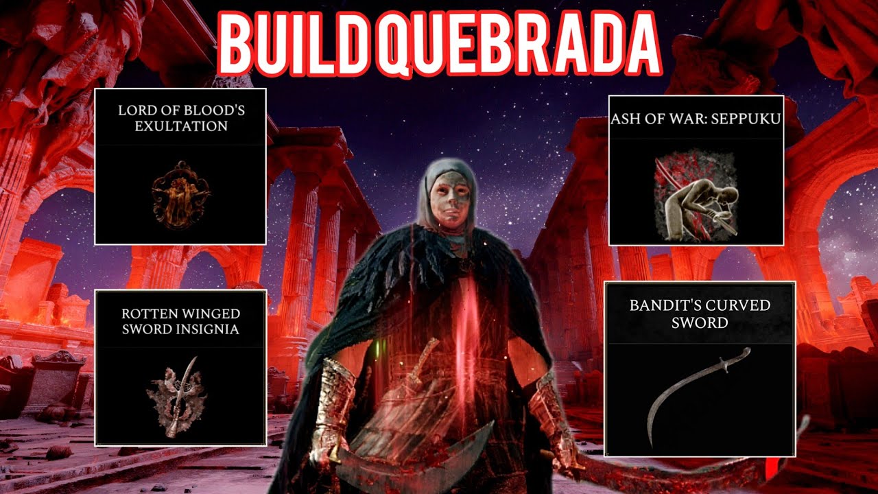 Eu fiz a Build de SANGRAMENTO MAIS QUEBRADA no Elden ring Shadow of Erdtree!!!